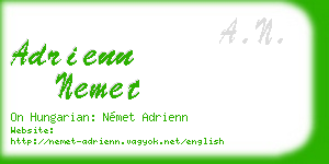 adrienn nemet business card